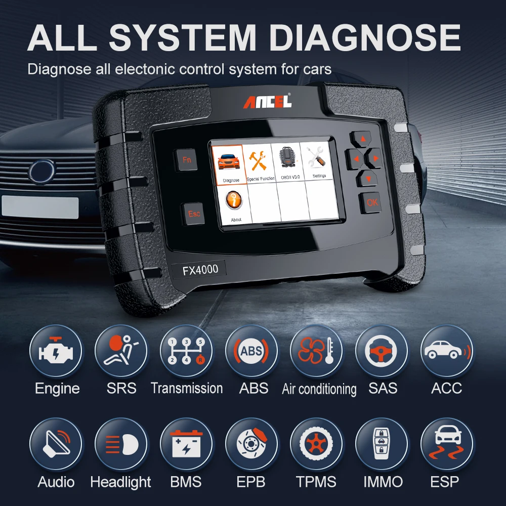 Premium OBD2 Eobd Lettore Di Codice Per Vauxhall Diagnostico Strumento - Foto 5
