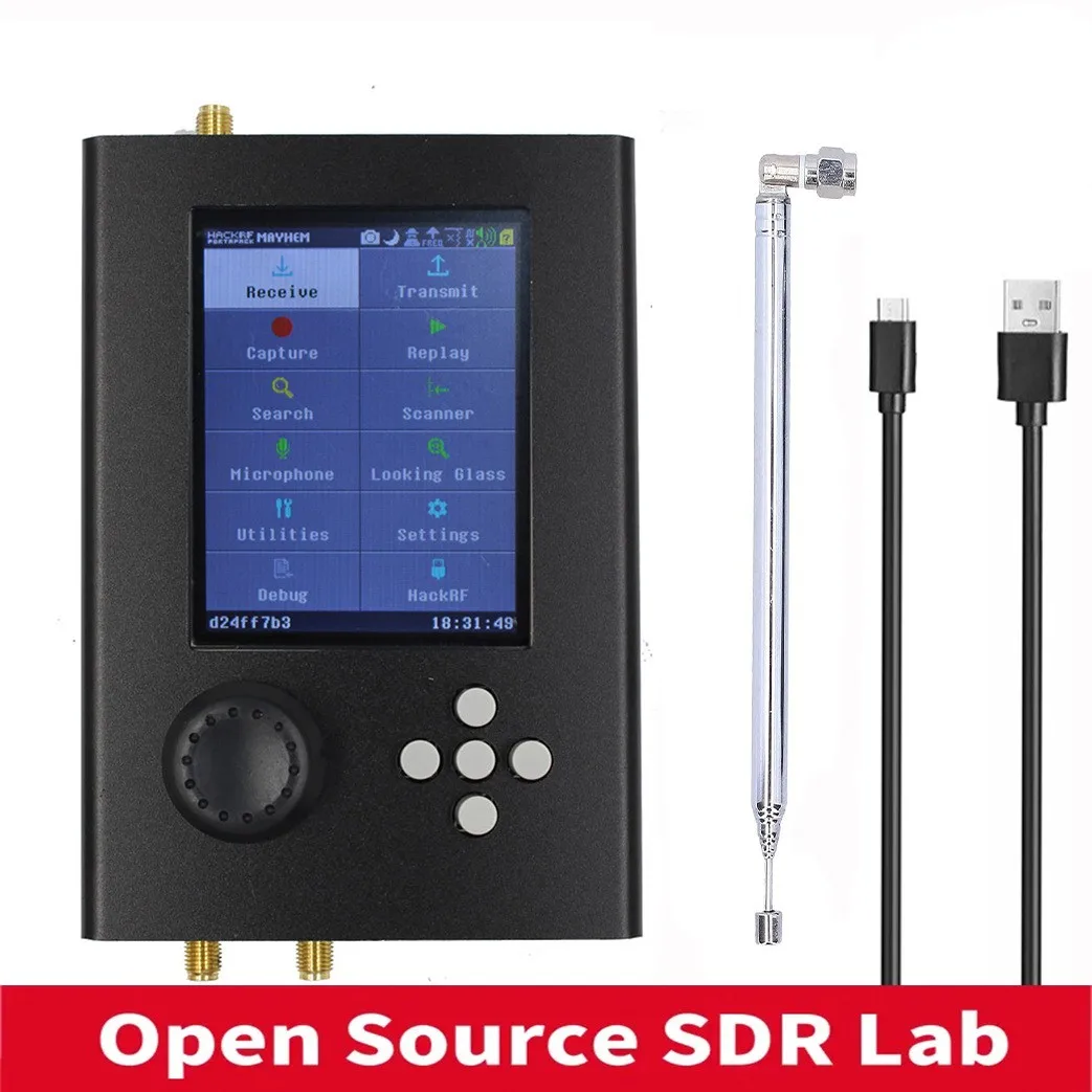 受信機 HackRF One & PortaPack H2 Amazon.com: Portapack H2 Software Defined Radio Kit with