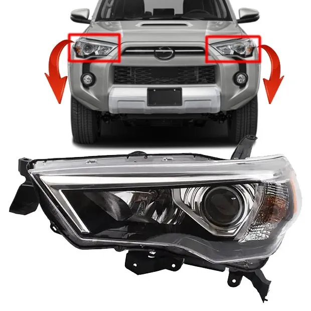 car headlight 4 runner Halogan Headlamp for toyota 4runner headlights accessories body kit 2014 - 2020