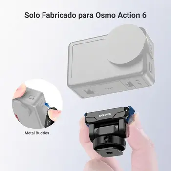 NEEWER Magnético Montaje Liberacin Rpida Compatible Solo con dji Osmo Action 6, Cmara Accin Accesorios con Adaptador detail image