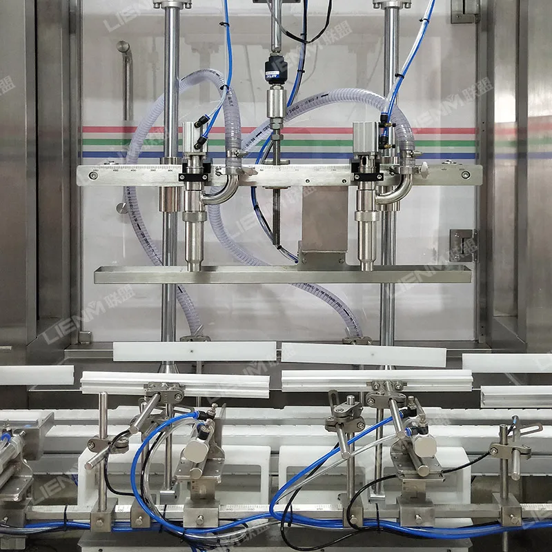 Automatic Liquid Filling Machine 2 Heads Bottling Liquid Soap Shower Gel Liquid Piston Filling Machine