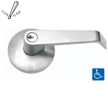 Panic Push Bar Lock Zinc Lever Handle Fire Door Steel Material Exit Lock Device Cylinder Customized Lever Handle