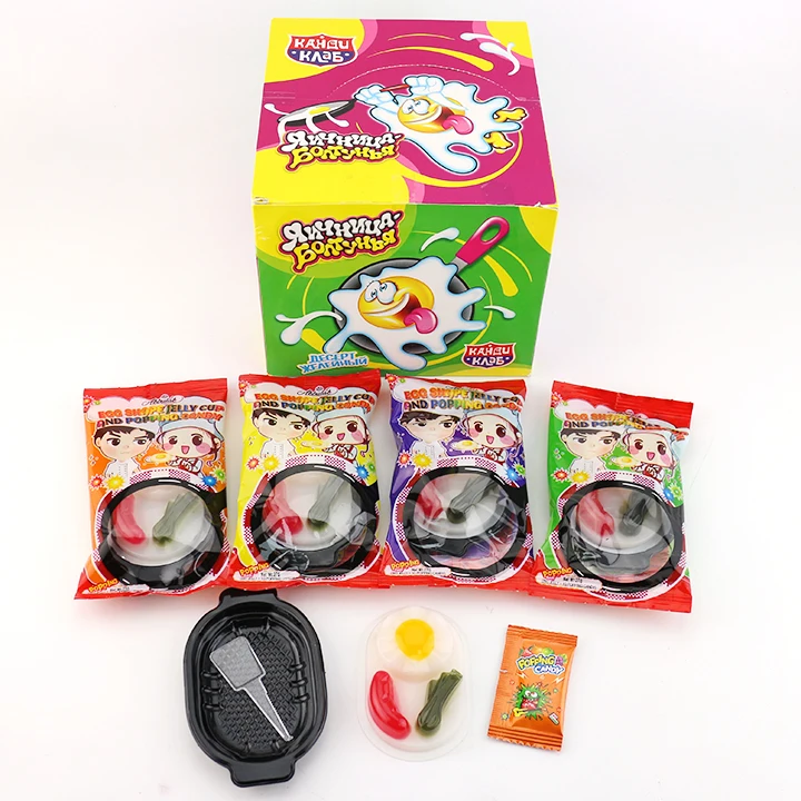 jelly egg popping