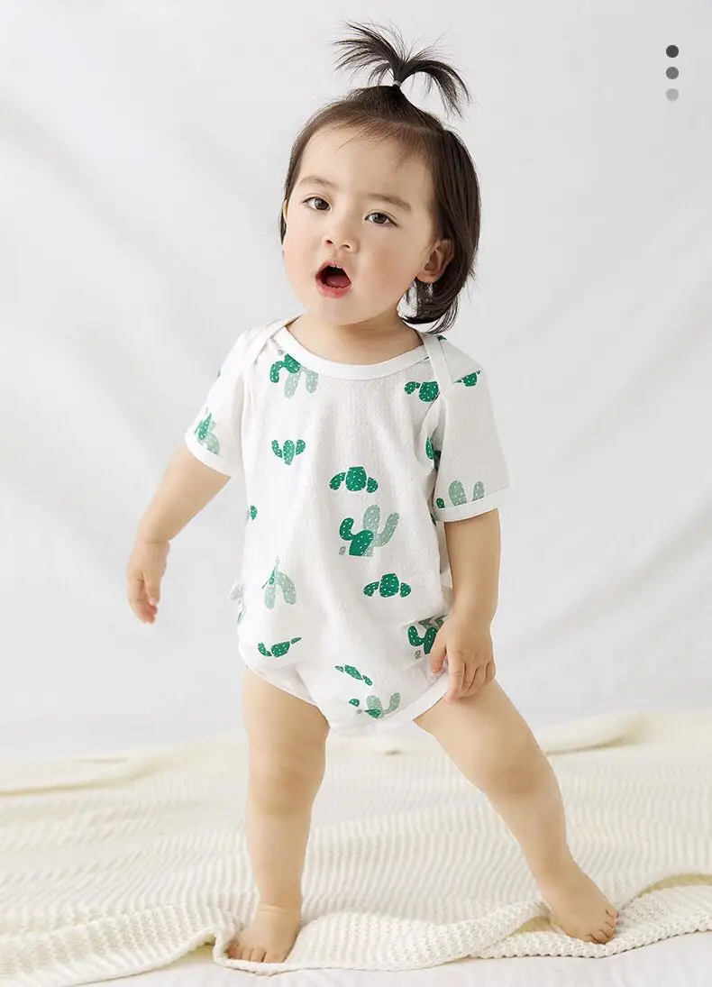 Лето в основном для новорожденных одежда для малышей комбинезон, 100% хлопковая одежда для малышей