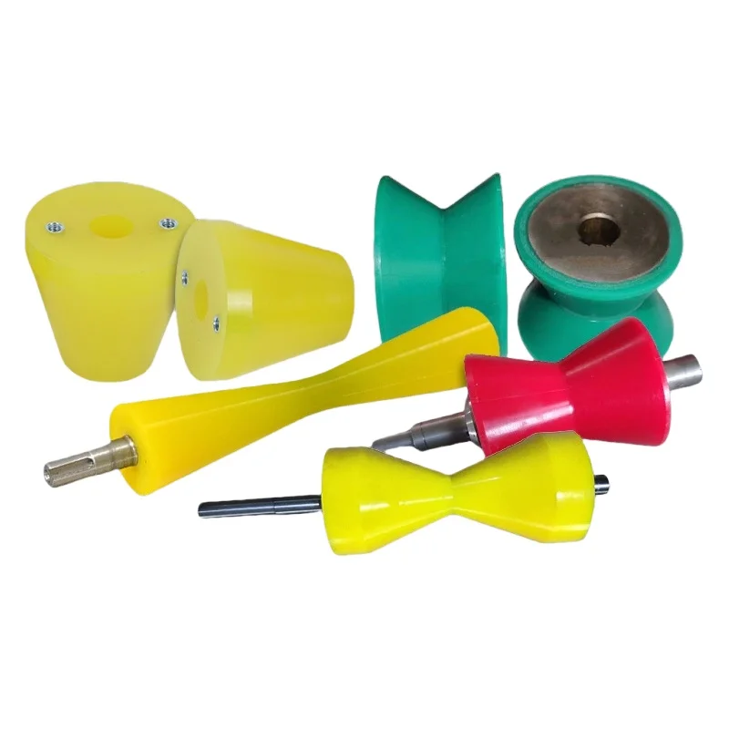 Polyurethane V-roller/pulley belt conveyor cone roller