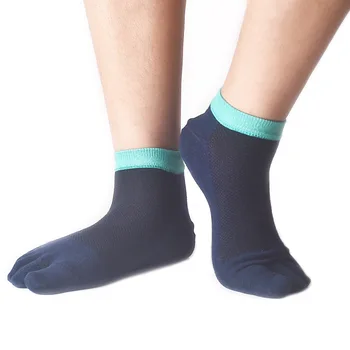 high quality Breathable Sport Ankle Socks Mesh With Five Finger divider toe socks