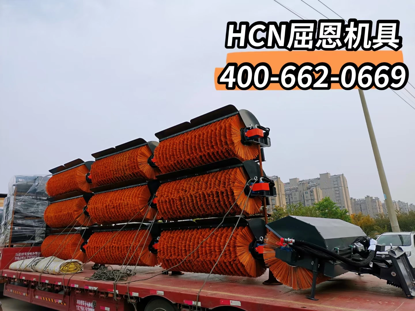 Forklift Attachment Road Sweeper