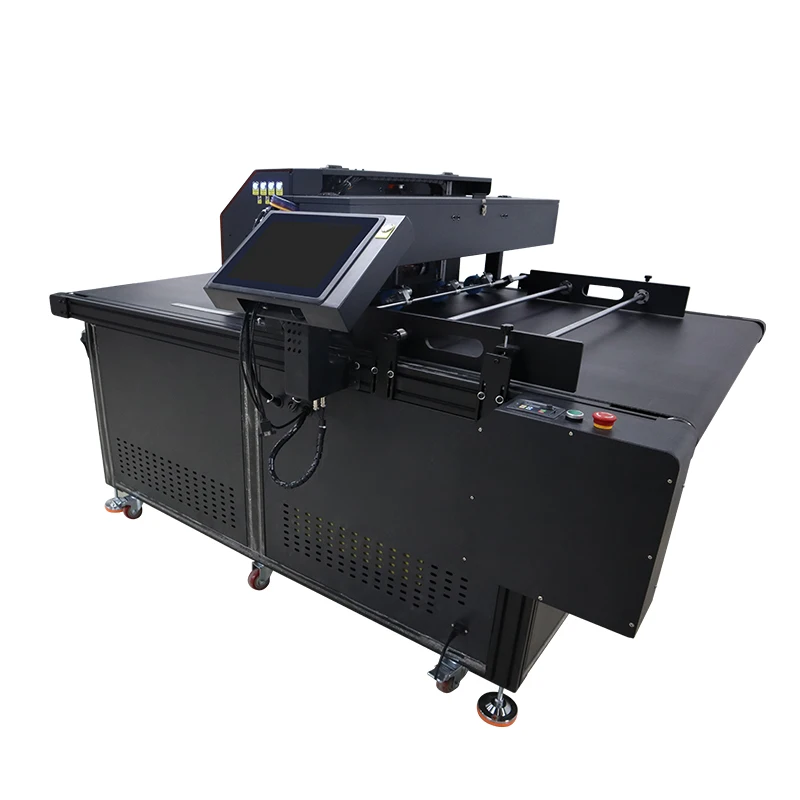 One Pass Carton Packing Printer Width 800mm Kraft Paper Bag Single Pass Corrugated Box Inkjet Printer