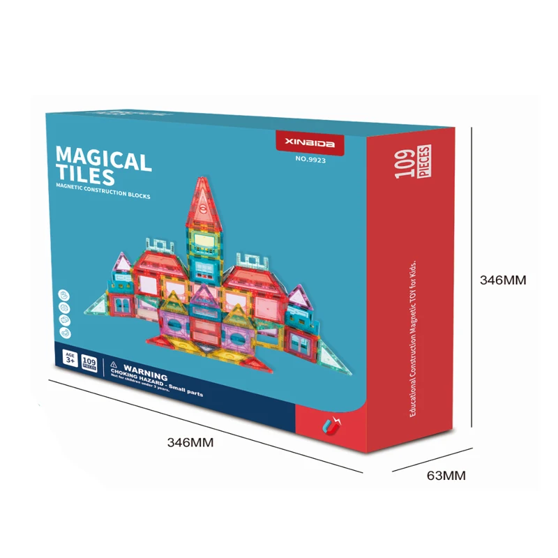 Magnetic Building Set For Kids New Upgrade 3d Magnetic Blocks Tiles ...