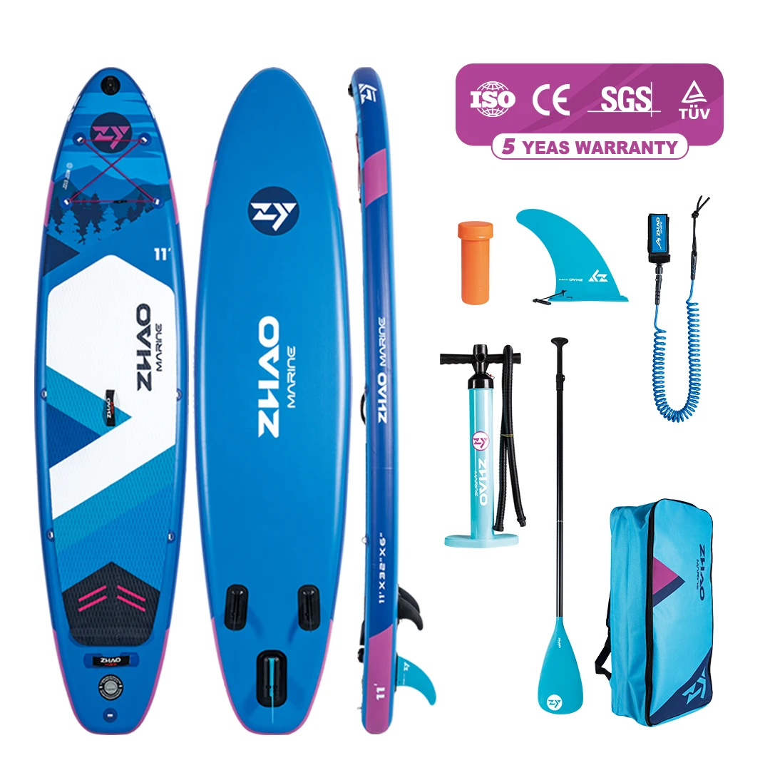ZY OEM ODM Inflatable Sup Standup Paddlesurf Paddle Boards Fishing