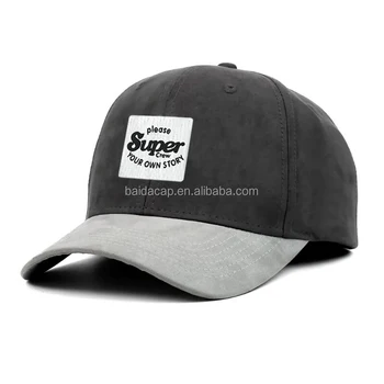 Custom 6 Face Non Structure Suede Baseball Cap Factory Wholesale Baseball Cap 3D Embroidery Sports hat