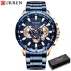 5 boîtier bleu cadran bleu