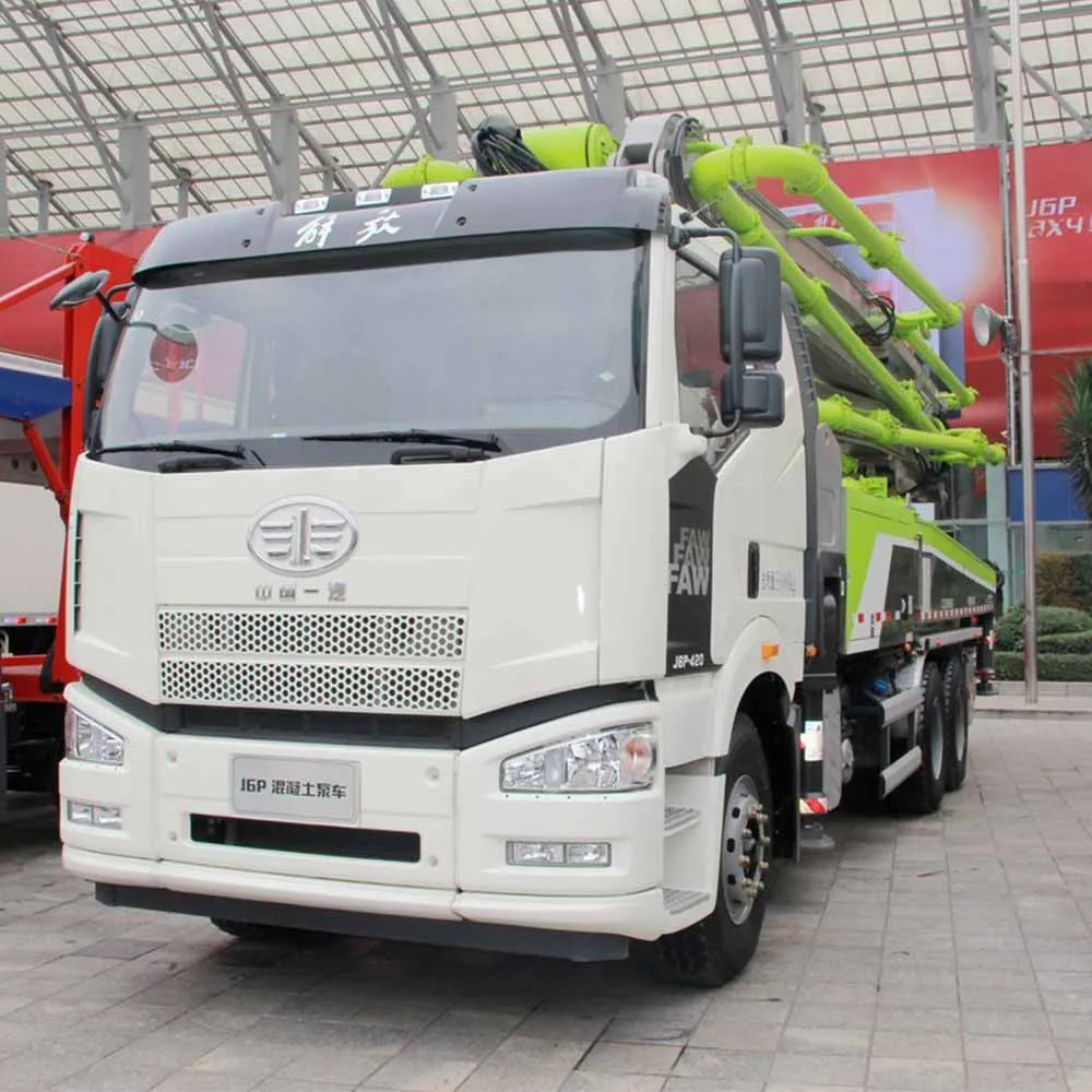 Customized Brand New And Used Truck Mounted Pump Truck Zoomlion 50m 60m 16CBM Concrete Pump Truck For Sale supplier