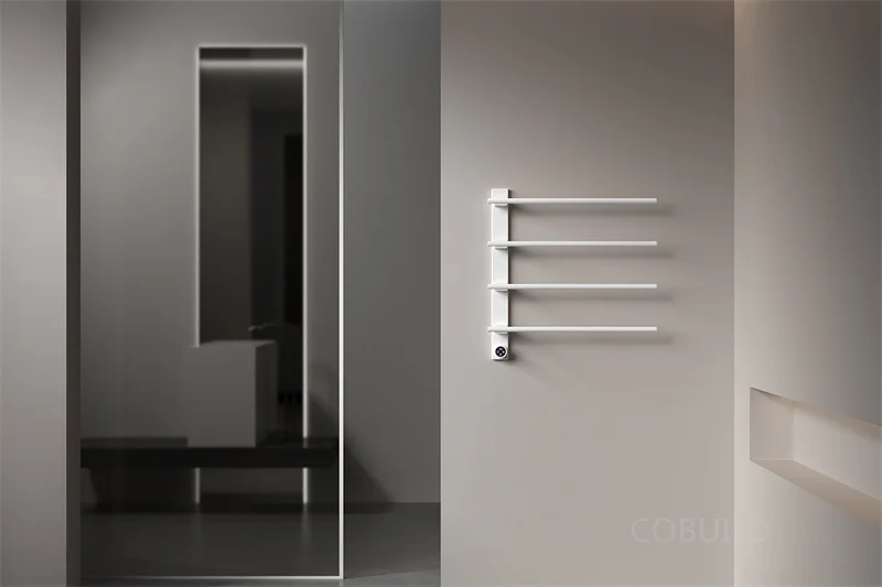 Hot Sale Plug-in Heated Towel Rail With Timer 6 Bar Stainless Steel ...