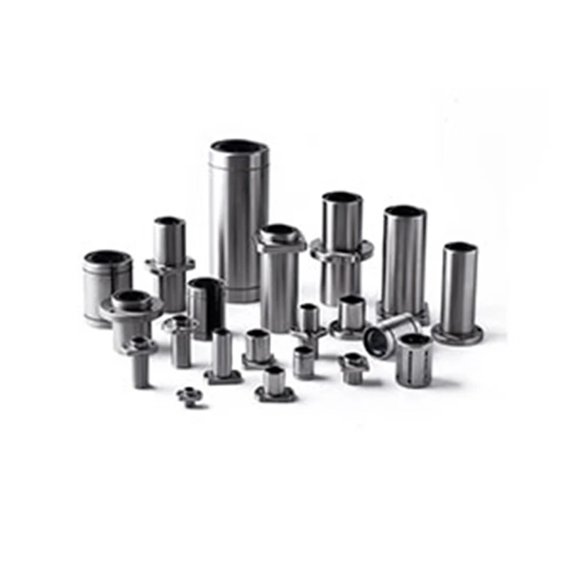China Linear Bushing 8mm CNC Linear Motion Ball Bearing Flange Linear Sliding Bearing Graphite Bronze Bushing Shaft Support