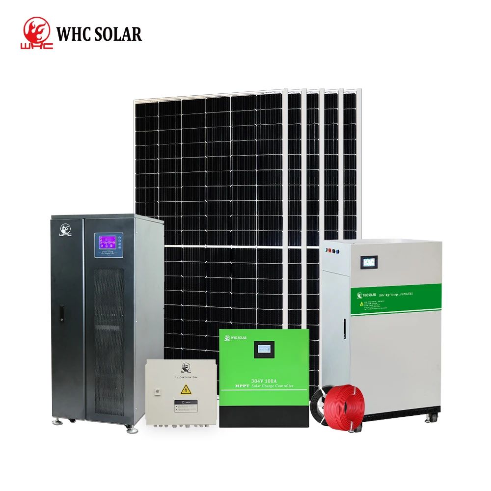 WHC 60KW Solar Energy System Lifepo4 Lithium Battery for Solar Systems 50KW 100KW 150KW