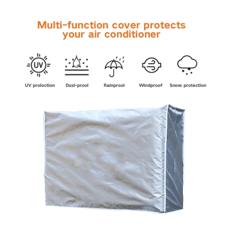 Customizable Logo Window Air Conditioner Cover Outdoor Window AC Unit Cover Dust-Proof Waterproof AC Cover