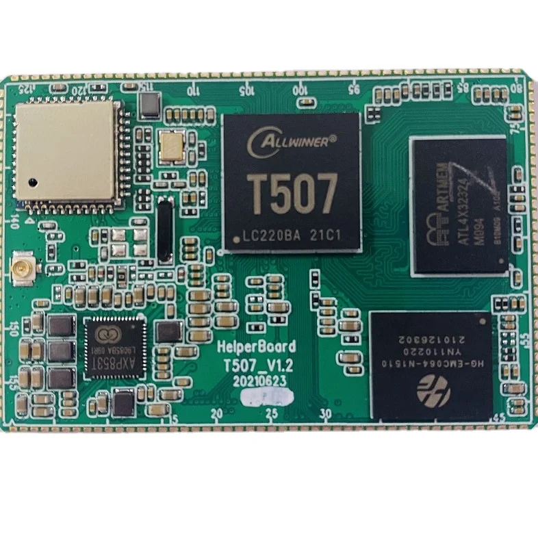 HelperBoard T507 Allwinner T5 serial core board SoM board based on android 10 linux open source development board and driver