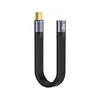 USB C female to  male cable 13cm black