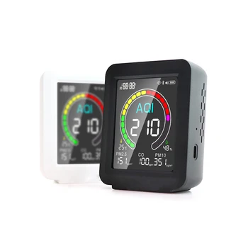 Professional Air Quality Monitor with Real-time PM2.5/PM10/CO Tracking