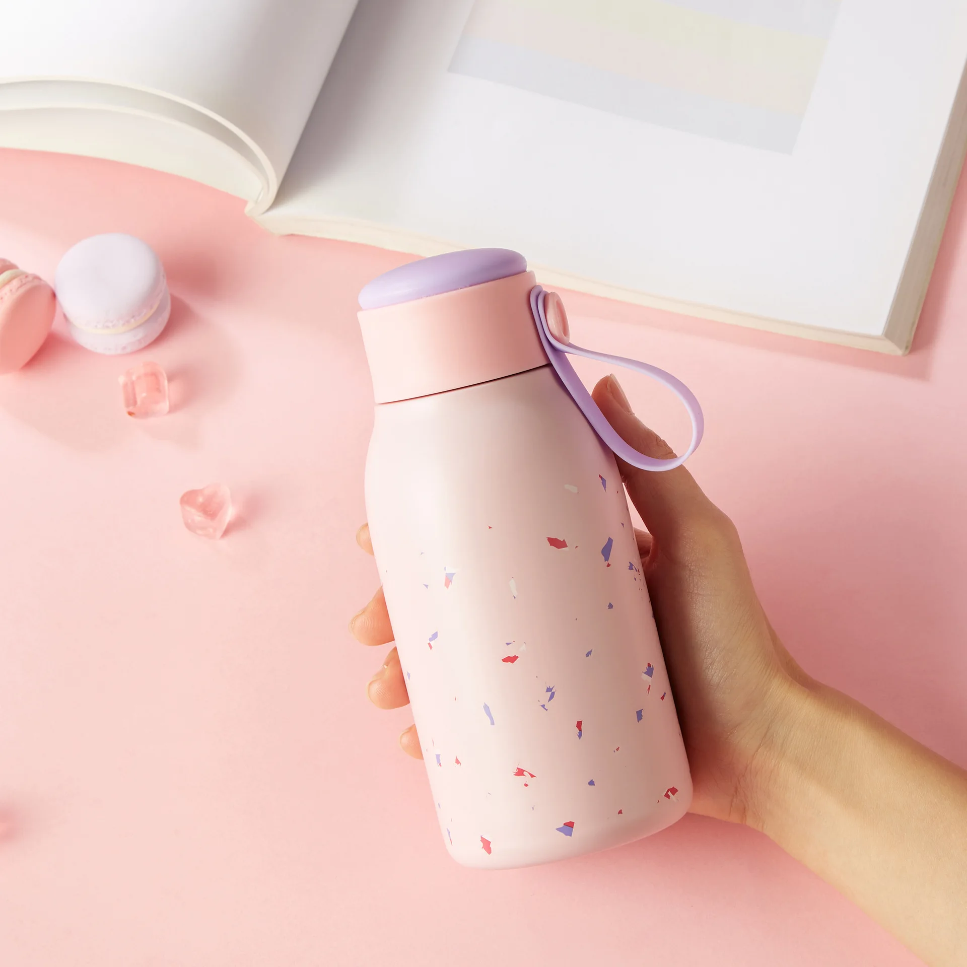 370ml cute milk coffee portable thermos