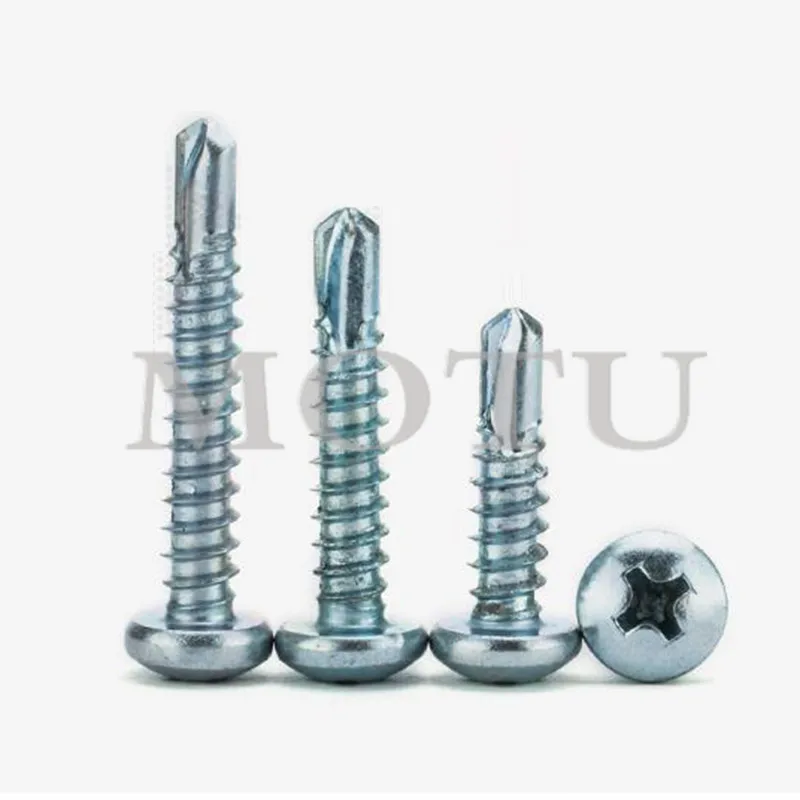 304 Stainless Steel Flat Head Phillips Self Tapping Screws M3 M3.5 M4 