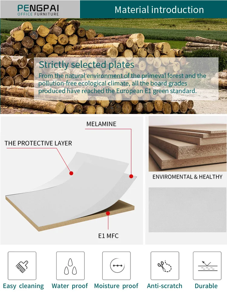 Wholesale mdf office table luxury executive modern office desk L shaped office furniture table