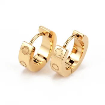 Summer Hot Sales Chunky Statement 18k Gold Jewelry Tarnish Free Designer Earrings Famous Brands