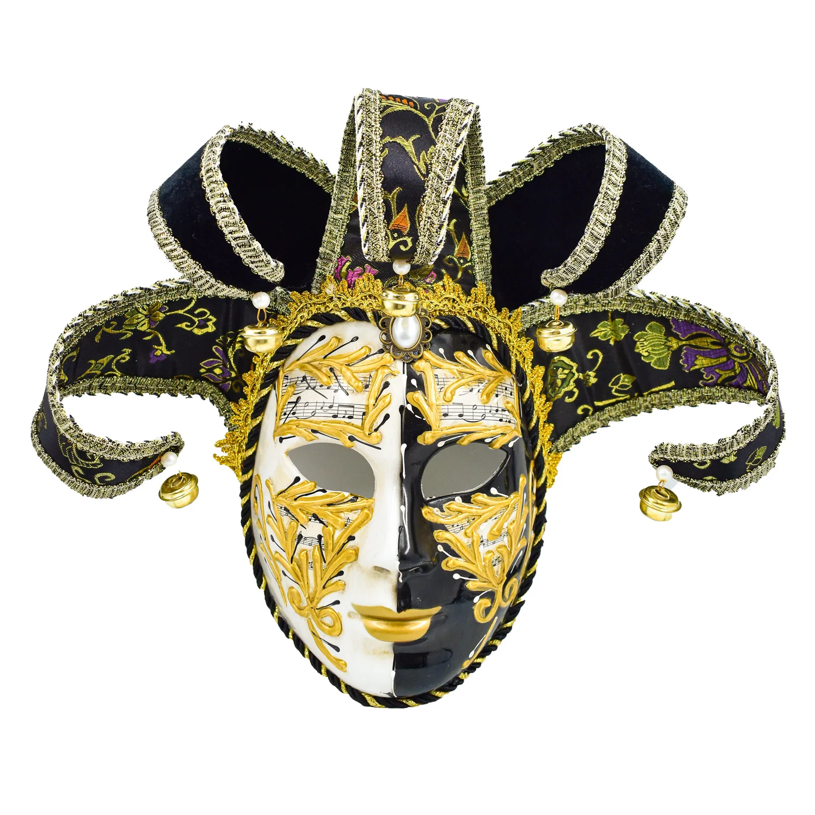 High-end Venetian Masque Mask Embossed Retro Party Props Masquerade Theatre Mask