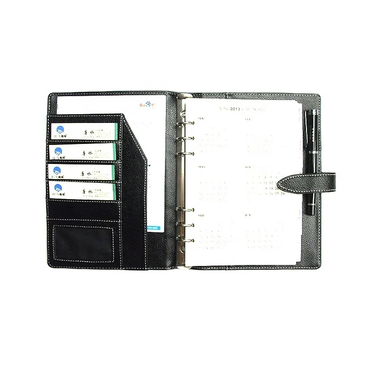 Индивидуальный деловой кожаный планировщик винтажный дневник с логотипом блокнот из искусственной кожи многофункциональный Блокнот серии листьями