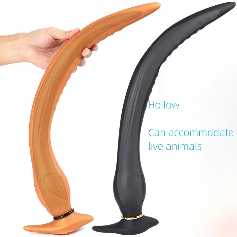 Inflatable Butt Plug Long Liquid Silicone Anal Plug Detachable Needle Expansion Sex Toys for Solo Couple Play Masturbators