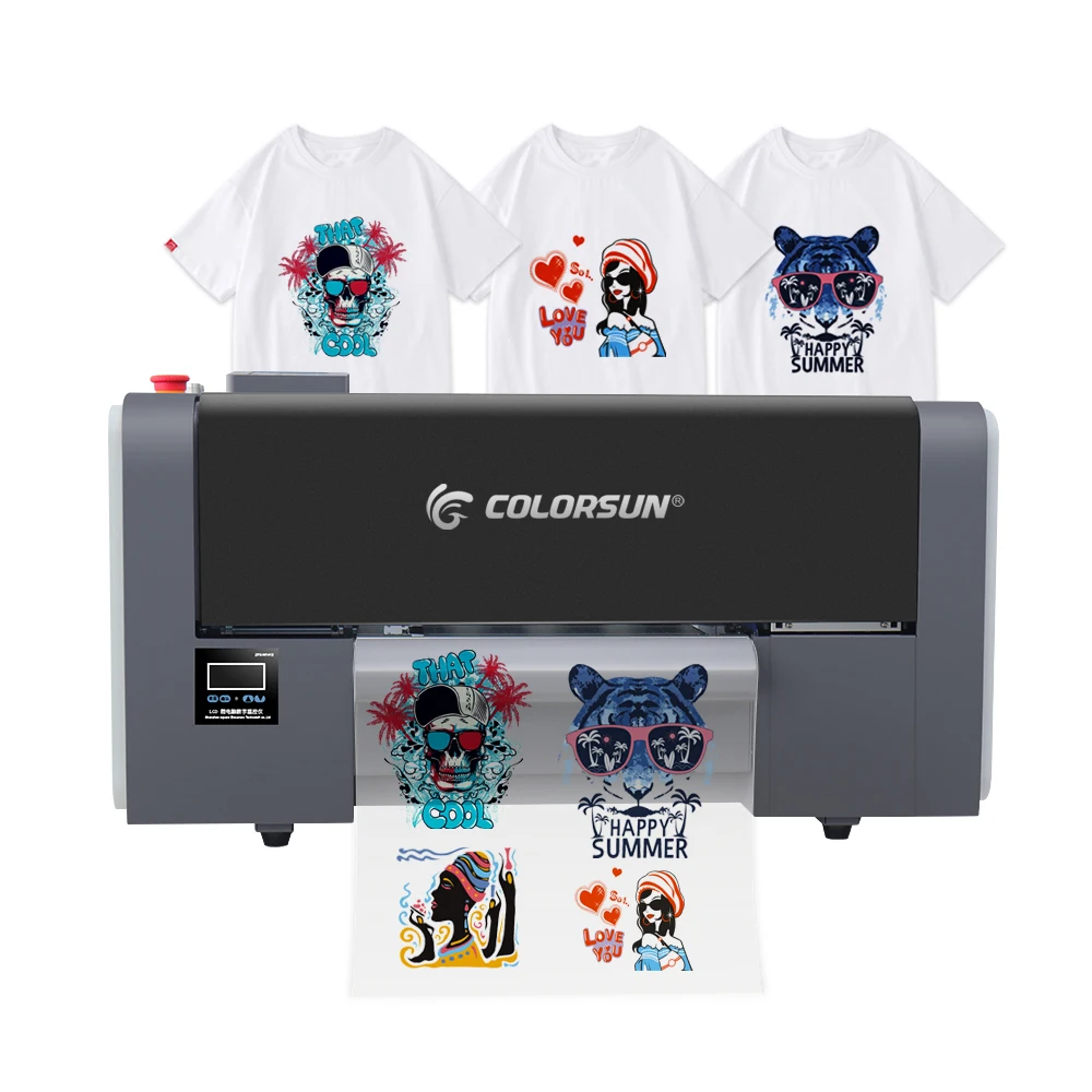 DTF Printer A3 DTF T Shirt Printer A3 Heat Transfer T-Shirt Print