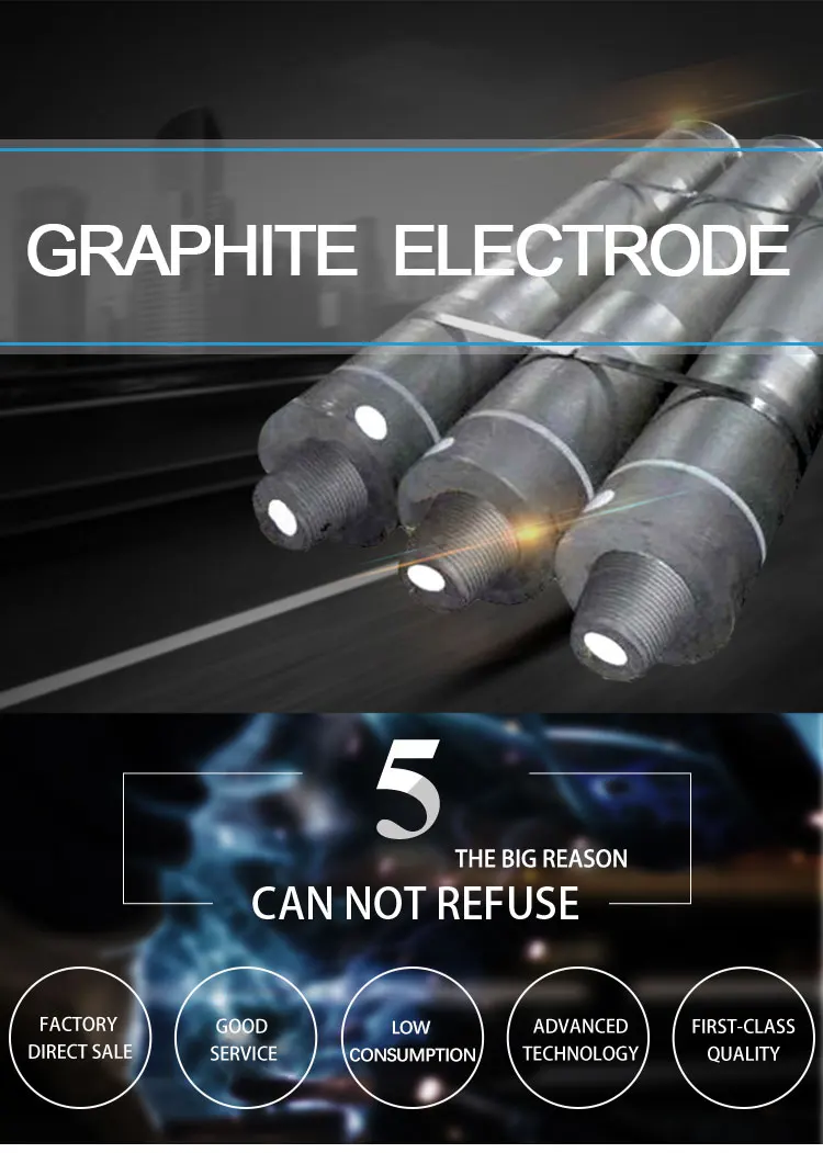 large diameter UH/P graphite electrode 700mm for steel plant