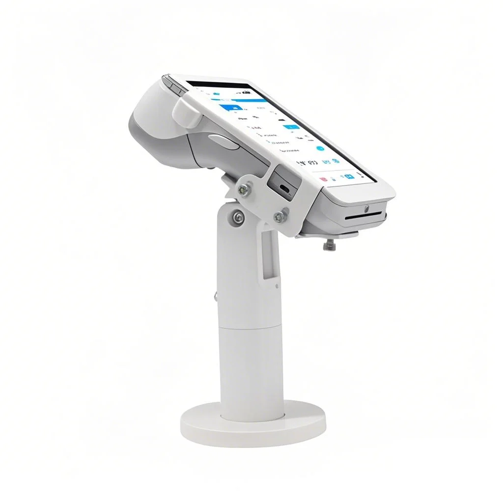OEM POS Terminal Stand Anti-theft Adjustable POS Swivel Credit Card Display Stand for A920 Pro POS System