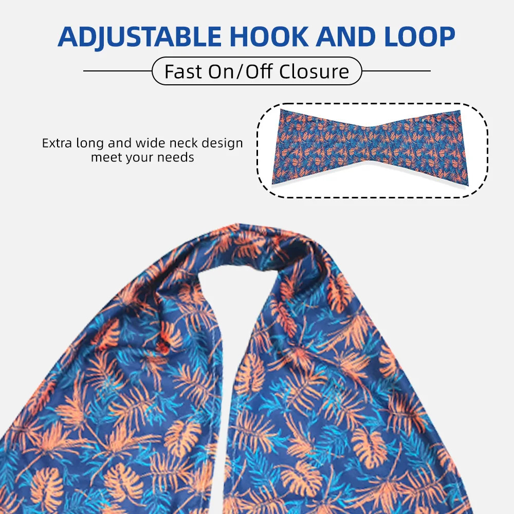 Wholesale Washable Dining Adjustable Snap Closure Adult Bibs Scarf for - product detail 3