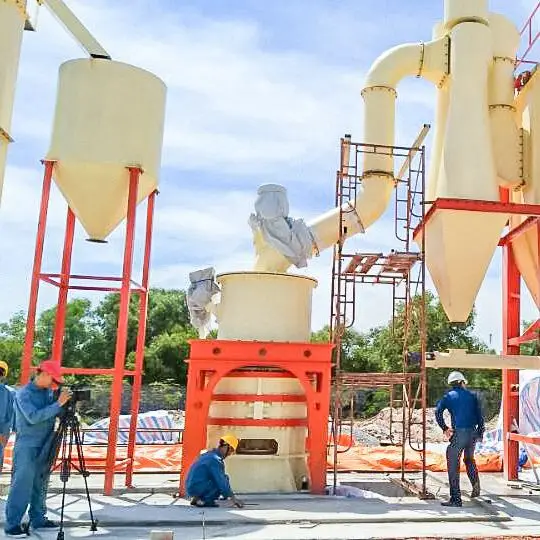 Clirik Automatic PLC Controlled Siemens Motor Gypsum Powder Grinding Mill Machine Plant 150-3000 Mesh Output Energy Saving Long