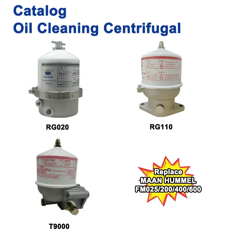 RG020 New Car Vehicle Diesel Engine Bypass Filter Centrifugal Oil Cleaner with Included Seal