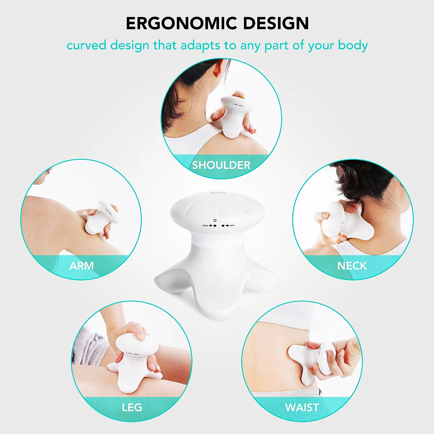 Wholesale Handheld Massage Tools Mini Portable Battery Electric Vibrating  Body Frog Massager for Head