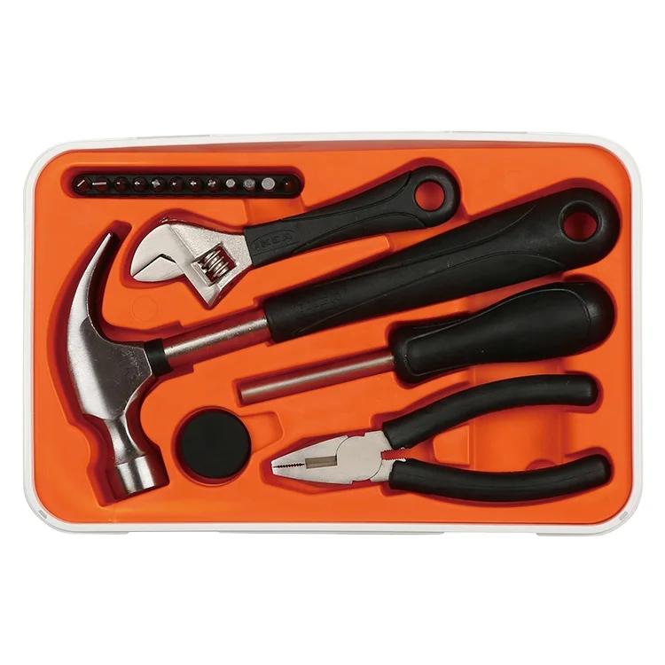 Custom Logo Home Tool Kit Includes Pickaxe Hand Household Electrician Carpentry Multifunctional Maintenance Portable Tools
