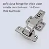 soft close hinge for thick door