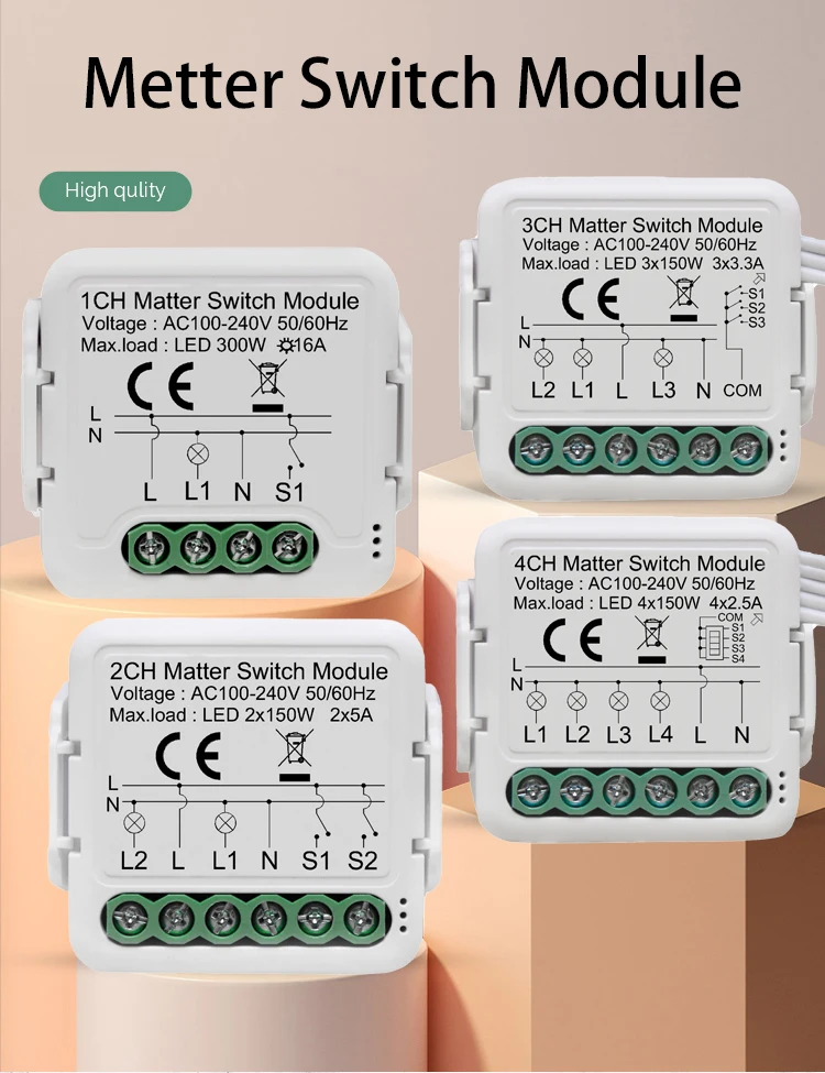 Matter Smart Home DIY Zigbee Smart Module via Tuya App