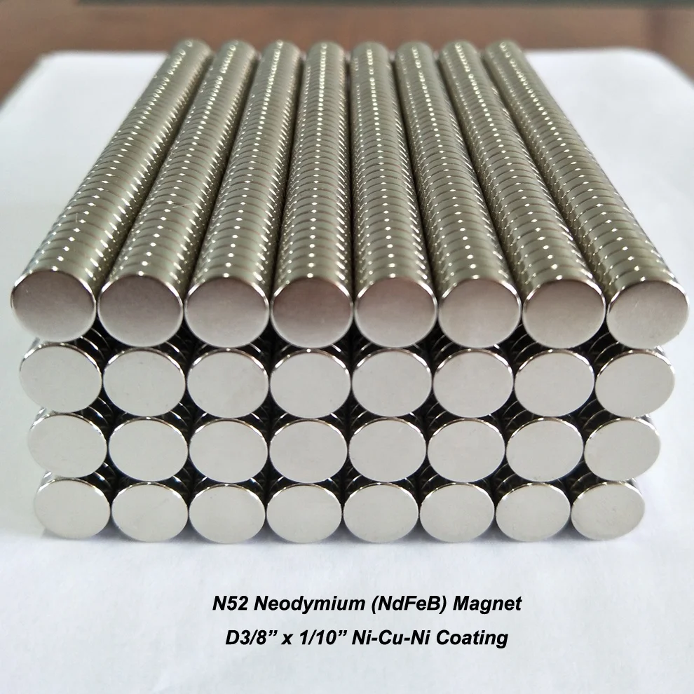 
Супермощный Неодимовый цилиндрический магнит D3/16x3/8 N52 