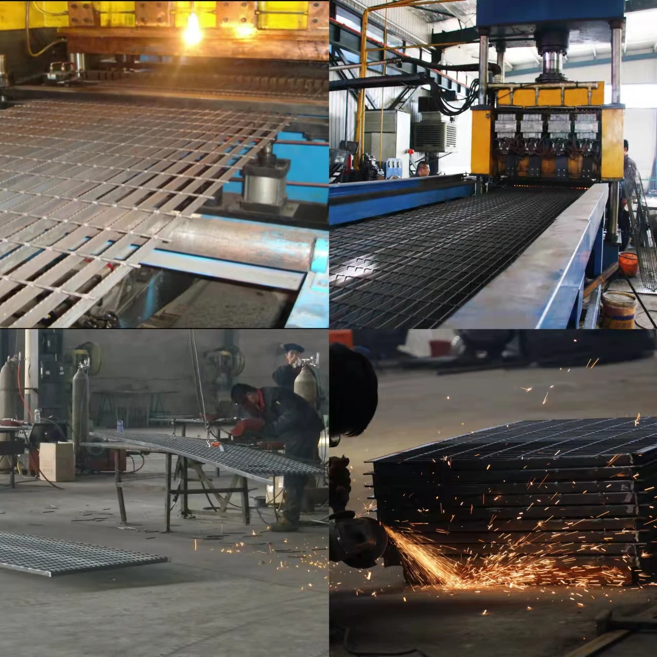 Xinboyuan Customized Galvanized Steel Grating Grating Hot Dipped 32 X 5mm Plain Bar Grating