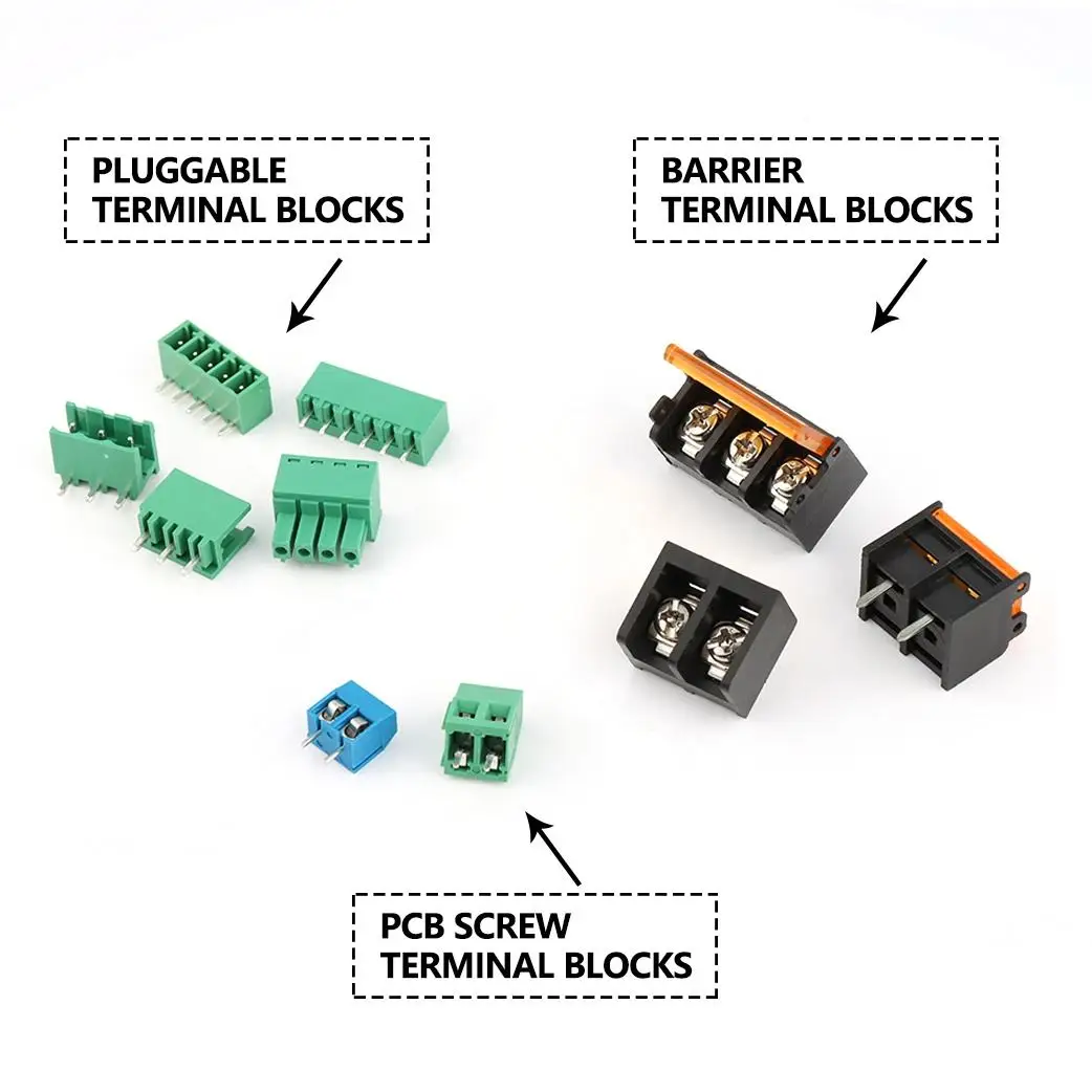 3 Way Pcb Terminal Block Connector 7.50mm 20a Connector Pcb Screw Green ...