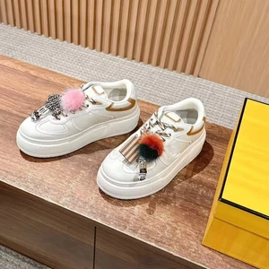 Designer Luxury Running Shoes White Leather Upper PVC Midsole High Quality Rubber Outsole for Sport and Casual All Seasons