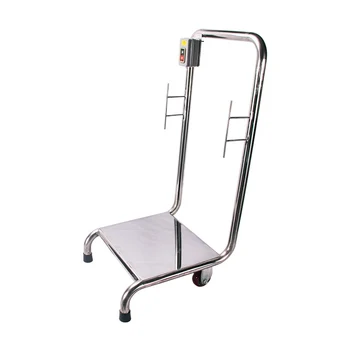 Factory Direct Sale Swimming Pool 304 Stainless Steel Trolley Manual Sewage Suction Cart Cleaning Trolley