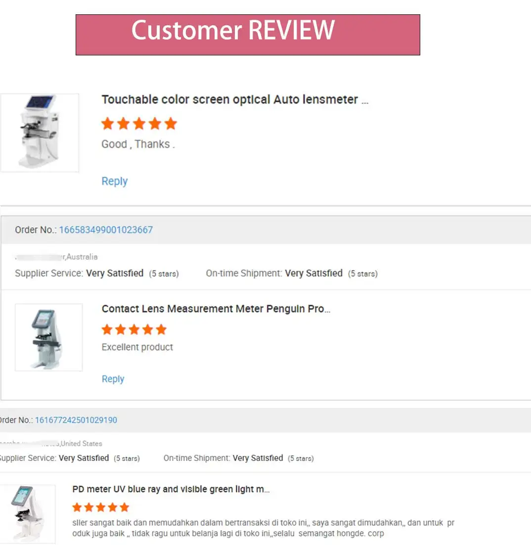 Optometry Equipment Auto Lensmeter and Focimeter Digital Lensometer for Optical Shop