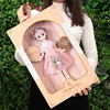 (Coffret cadeau portable 41 cm) Poupée blanche été -30 cm