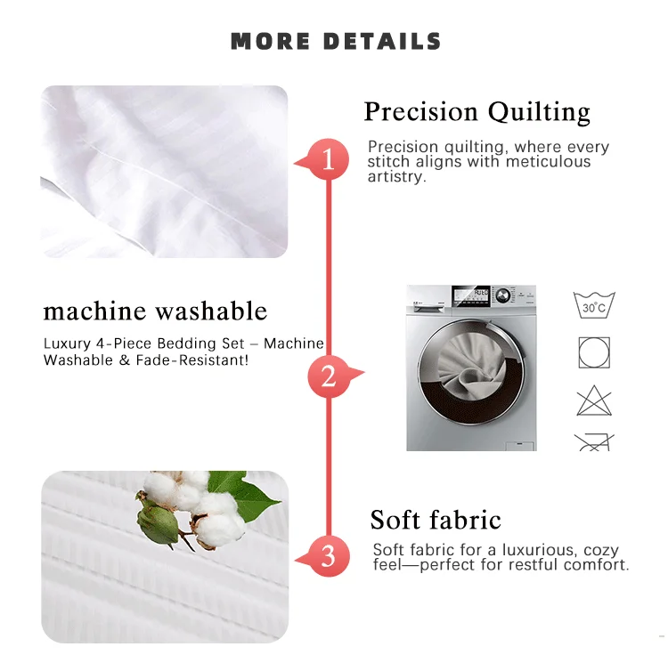 Custom Hotel Luxury Bed Satin Stripe Pillowcases 100% Cotton Pillow Case Cover for Home manufacture