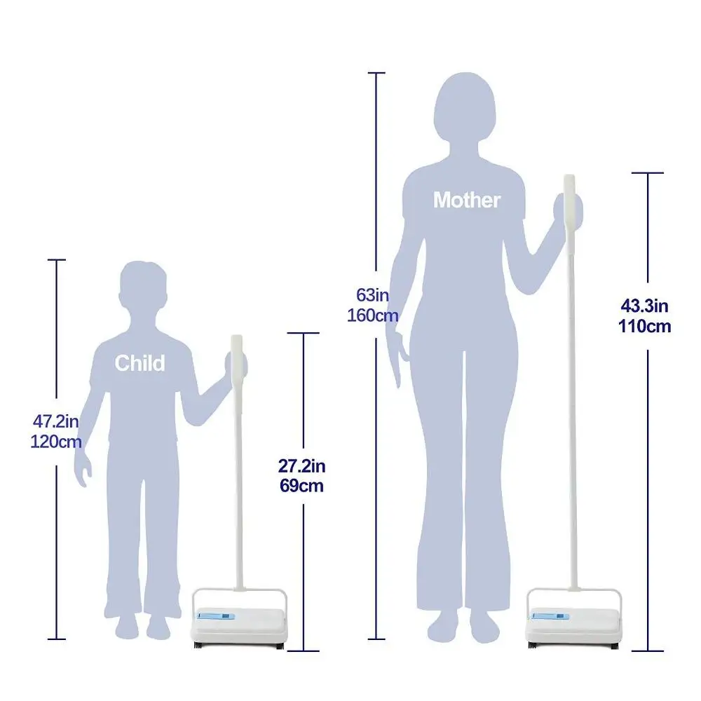 Jesun Magic Floor Cleaning Compact Durable Carpet Sweeper Light Weight Carpet Washing